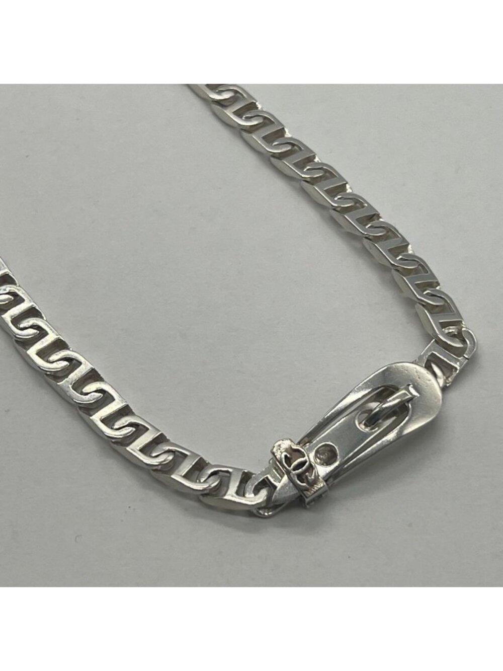 Gucci Belt Buckle Motif Necklace Vintage